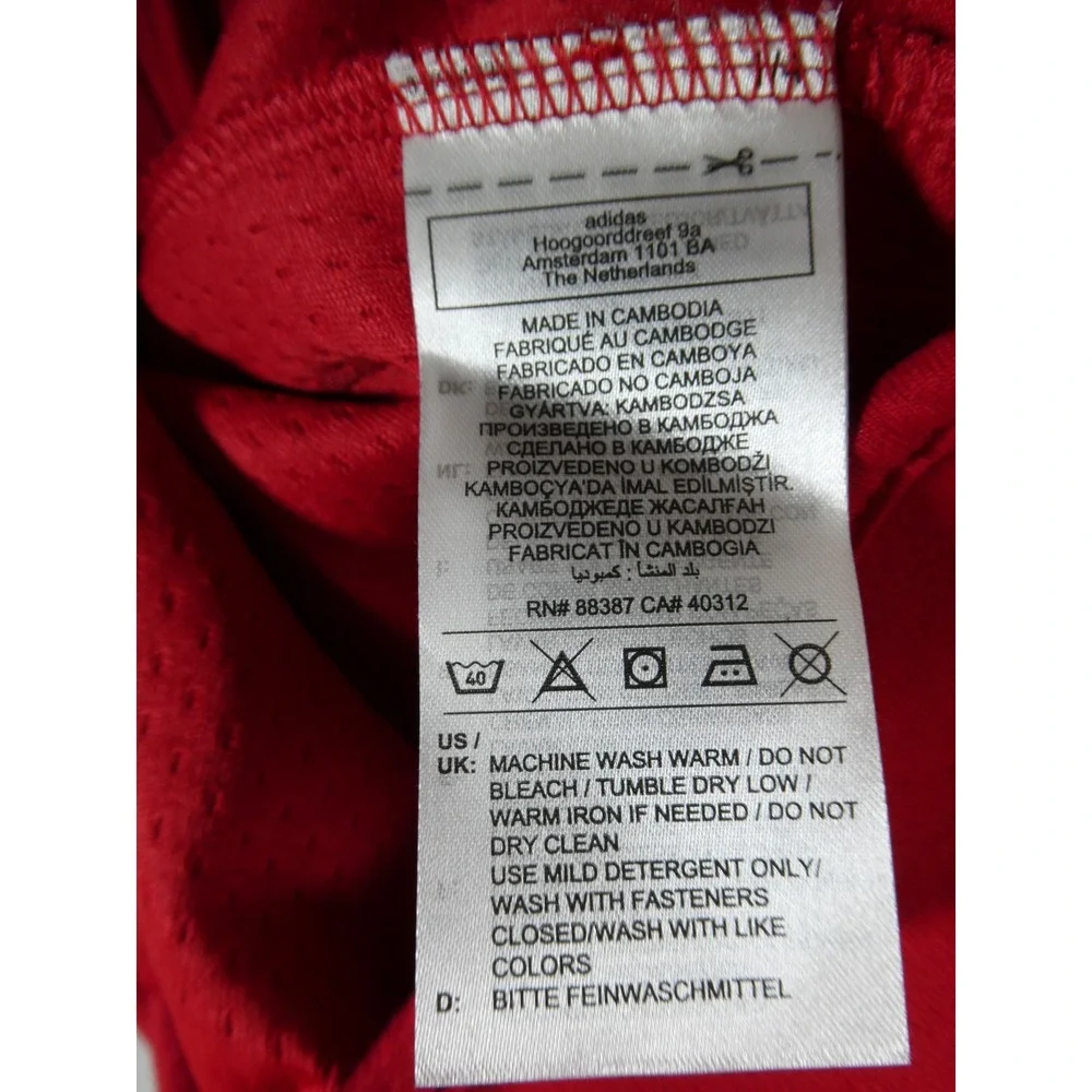 Adidas Men's Large Track Tops‎ Hoodie Red JF6540 | Full Zip ZNE Power Red Jacket